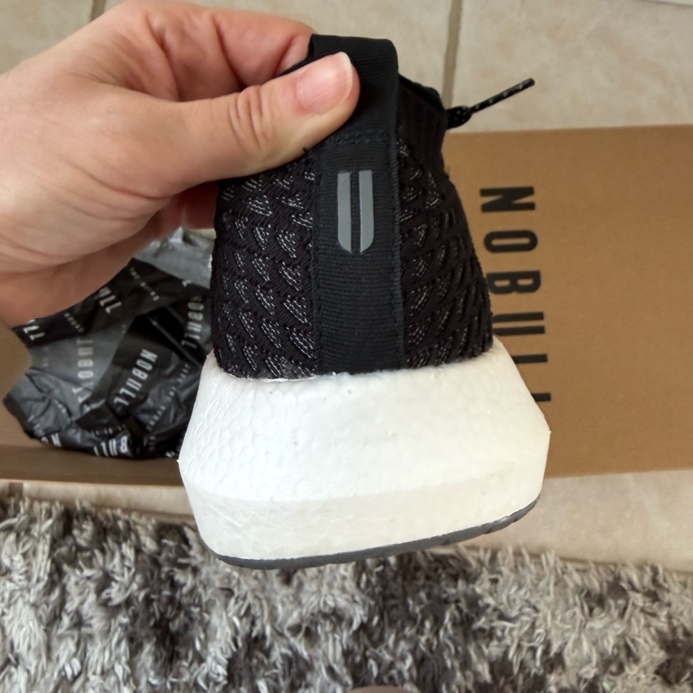 NOBULL Black and Dark Gray Drive Knit Shoes - Picture 3 of 7